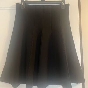 Akris Punto Black A-Line Skirt